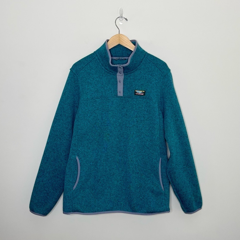 Women's L.L.Bean Sweater Fleece Pullover Size 2X camping outdoor hiking cozy